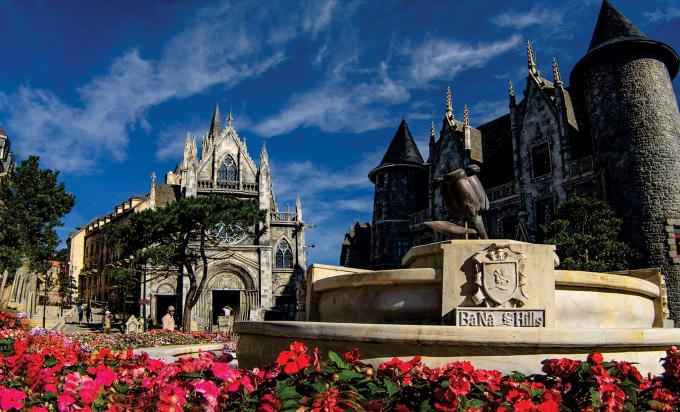 Quảng trường làng Pháp.