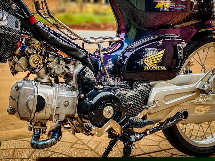 Honda Super Cub 81 độ “thập cẩm” cực chất của dân chơi Bình Phước