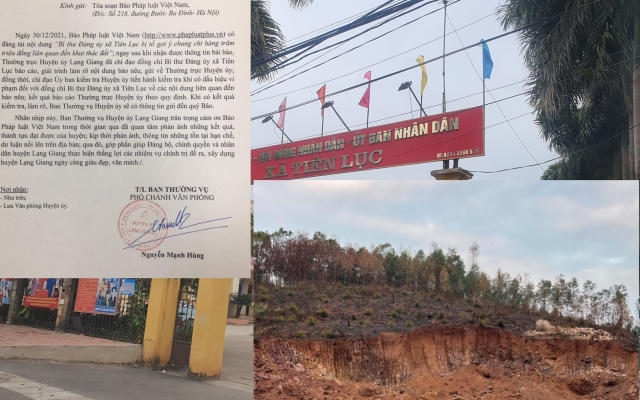 Vụ Bí thư xã Tiên Lục bị tố chung chi hàng trăm triệu đồng: Huyện uỷ Lạng Giang yêu cầu UBKT vào cuộc!