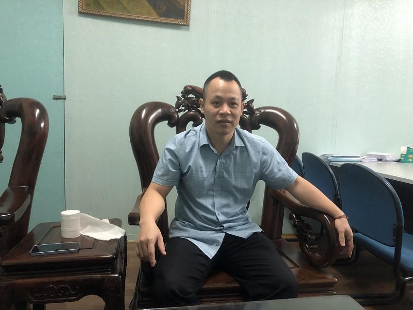 Ông Nguyễn Tiến Hải, Tổng giám đốc Công ty Cổ phần đầu tư xây dựng Ba Đình.