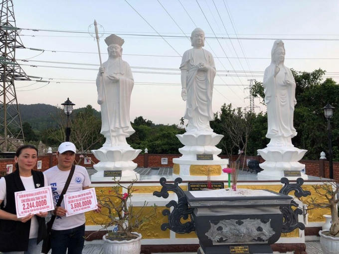 Anh Cao Hoàng Thái tại nghĩa trang.