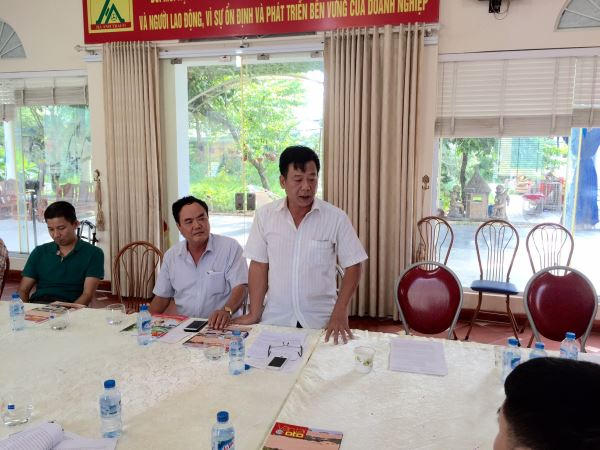 Ông Trần Thanh Sinh Phó CT HH VTHHHP tại cuộc họp.