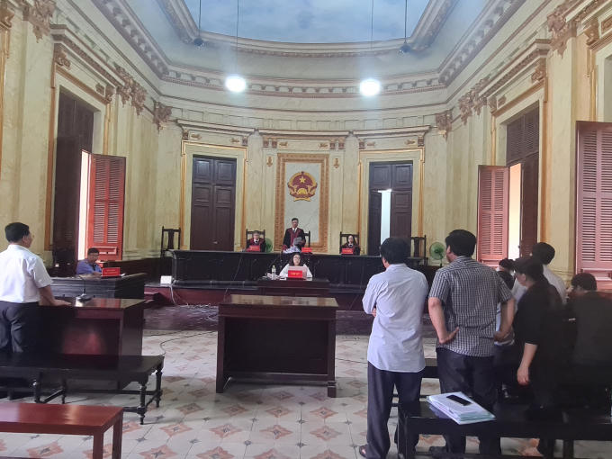 Phiên tòa xét xử phúc thẩm ngày 1/7 vừa qua.