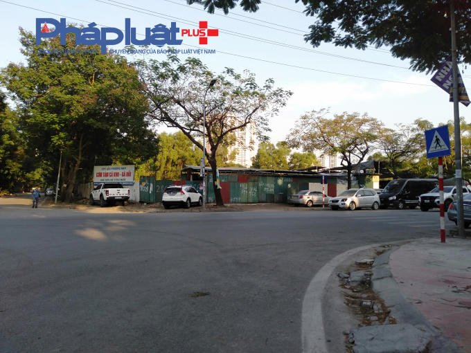 Ô đất được nhìn từ một góc phố Trần Thủ Độ, phường Hoàng Liệt