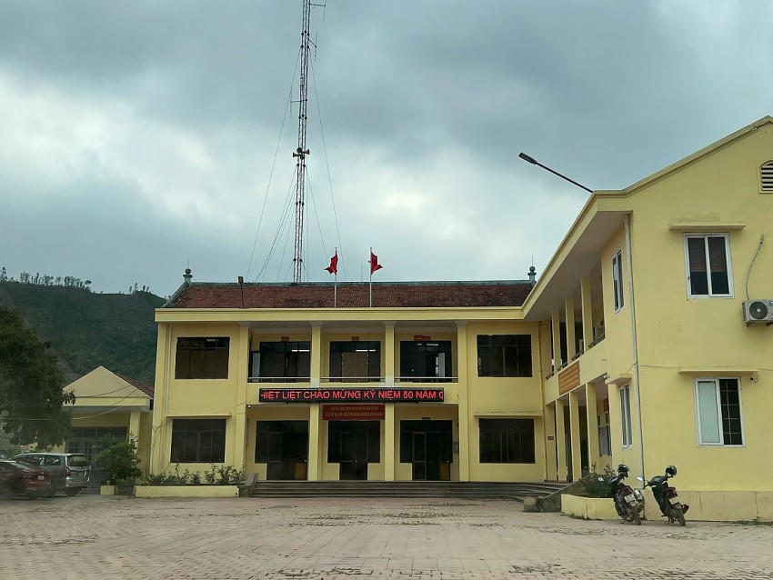 Trụ sở UBND xã Sơn Dương.