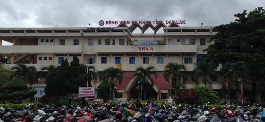 Bệnh viện nơi cháu L đang điều trị.
