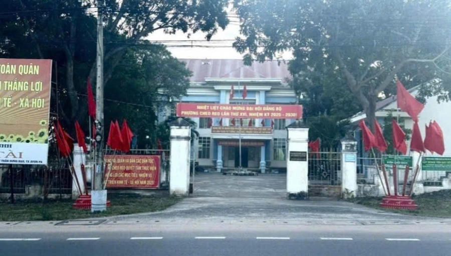 Trụ sở UBND phường Cheo Reo. Ảnh: Hà Chính