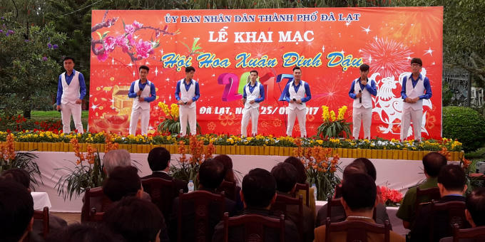Khai mạc hội Hoa Xuân năm 2017 tại Vườn Hoa Đà Lạt