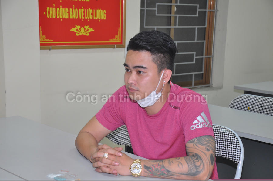 Trịnh Xuân Anh tại cơ quan công an