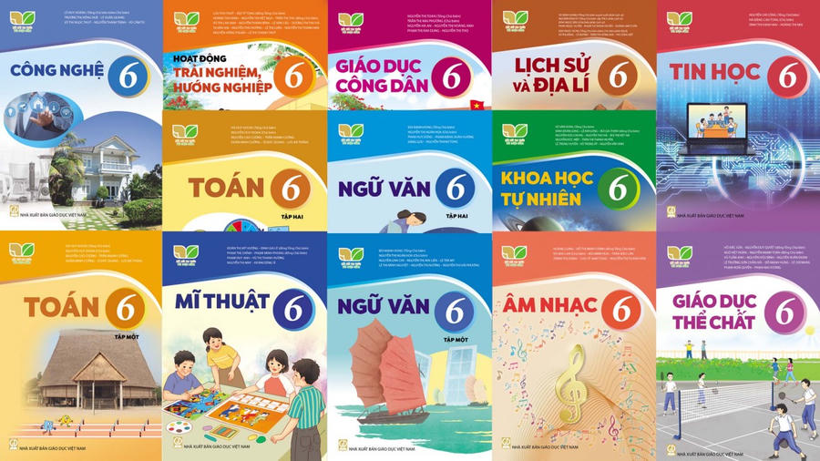 Bộ sách giáo khoa (SGK) “Kết nối tri thức với cuộc sống” của Nhà xuất bản Giáo dục Việt Nam.