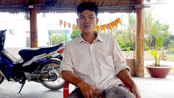 Ngô Văn Tình kể về việc mình vừa bị đánh, vừa bị đi tù - Ảnh: Hoàng Điệp