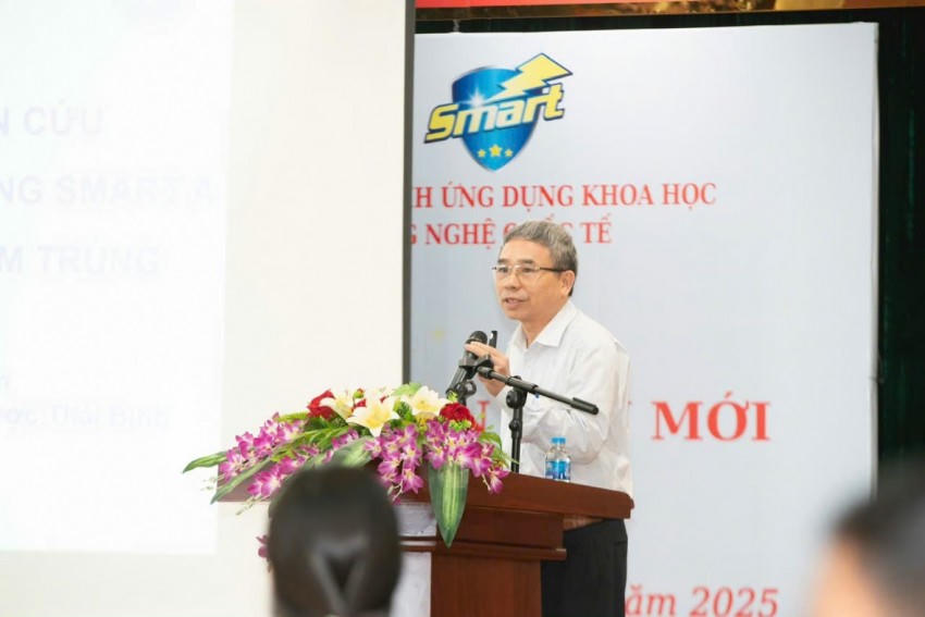 TS. Đặng Văn Nghiễm, nguyên Trưởng Bộ môn Trường Đại học Y dược Thái Bình công bố nghiên cứu về nước muối súc miệng SMART A.