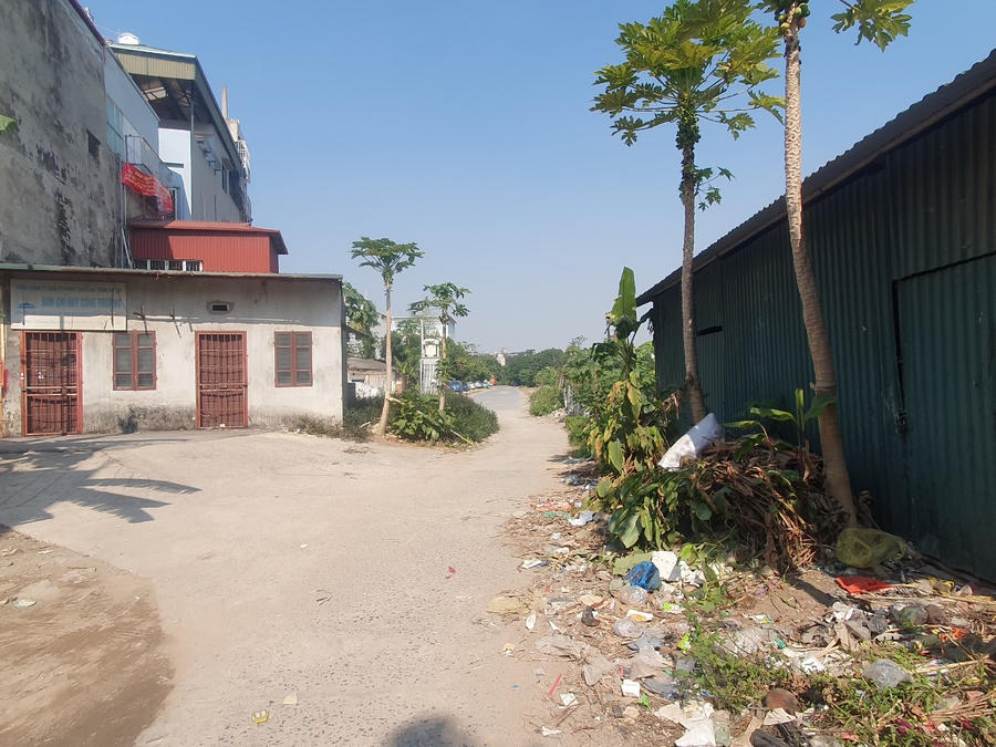 Dự án ây dựng tuyến đường Ao Dài, phường Đức Thắng đoạn từ đường Hoàng Tăng Bí đến đường xóm 6 sau 7 năm vẫn dậm chân tại chỗ.