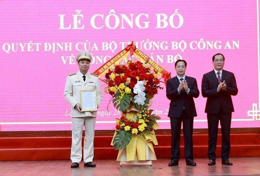 Đại tá Nguyễn Tiến Trung giữ chức Giám đốc Công an tỉnh Lạng Sơn.