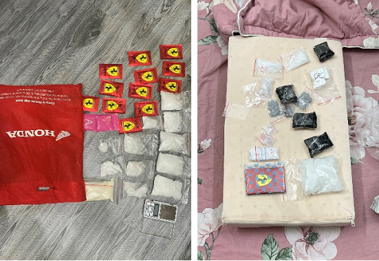 Tang vật thu giữ trong vụ án. Ảnh: CAHN
