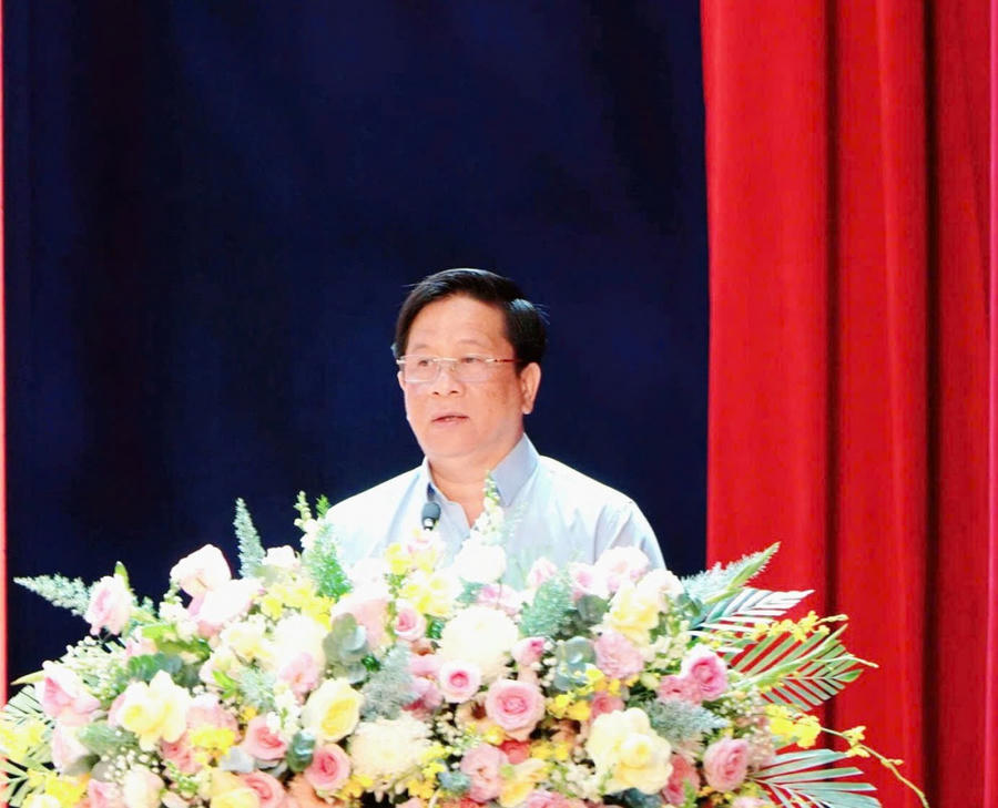 Chủ tịch UBND tỉnh An Giang Hồ Văn Mừng phát biểu tại lễ ký kết