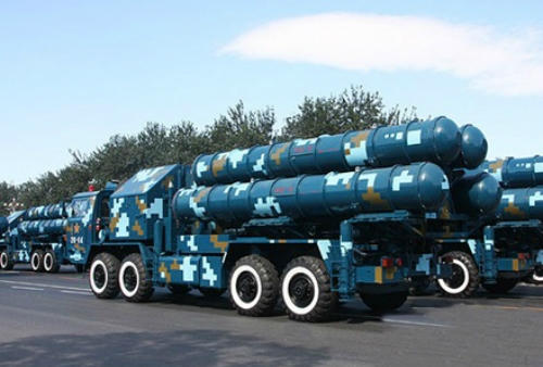 Hệ thống tên lửa HQ-9 của Trung Quốc.