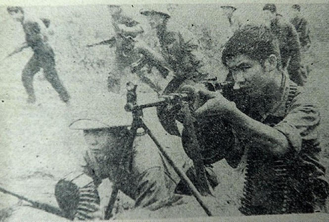Bộ đội ta chiến đấu tại biên giới phía Bắc năm 1979. Ảnh tư liệu báo Tiền Phong