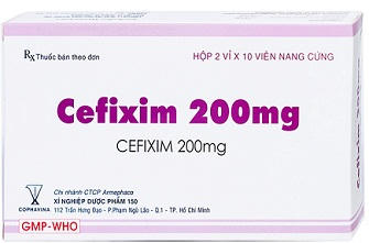 Thuoc khang sinh Cefixim 200mg