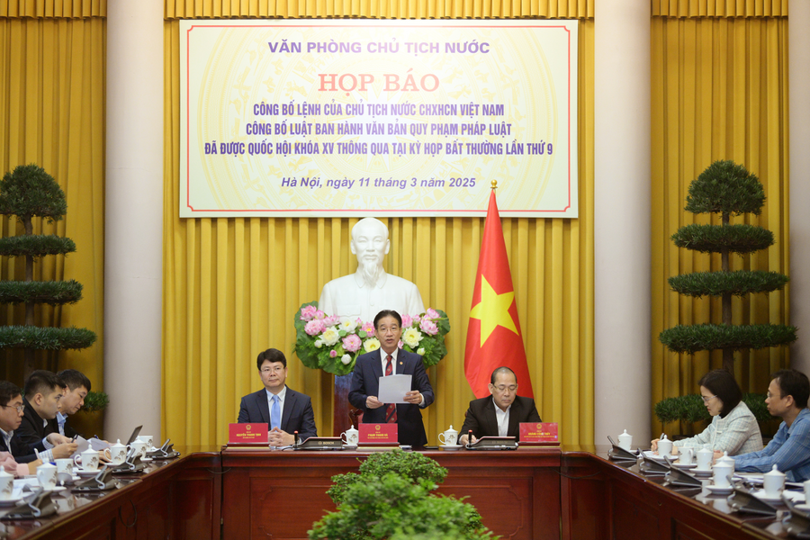 Luật Ban hành văn bản quy phạm pháp luật năm 2025 chính thức có hiệu lực thi hành