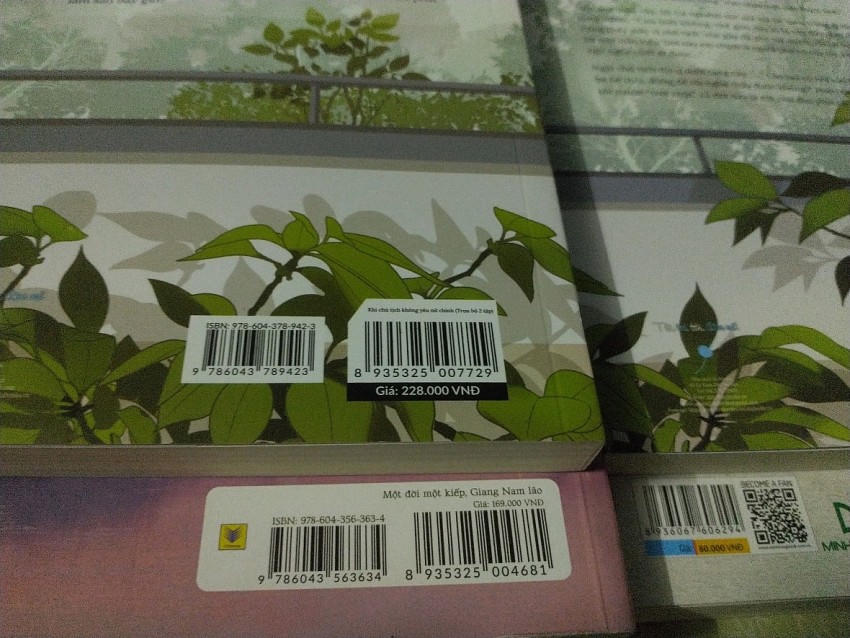Các đầu sách thật đều có mã số ISBN còn sách giả hầu như không có các mã số này