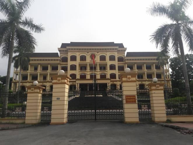 Trụ sở UBND tỉnh Yên Bái, nơi ông Lê Văn Lương làm việc cho đến lúc bị cách chức.