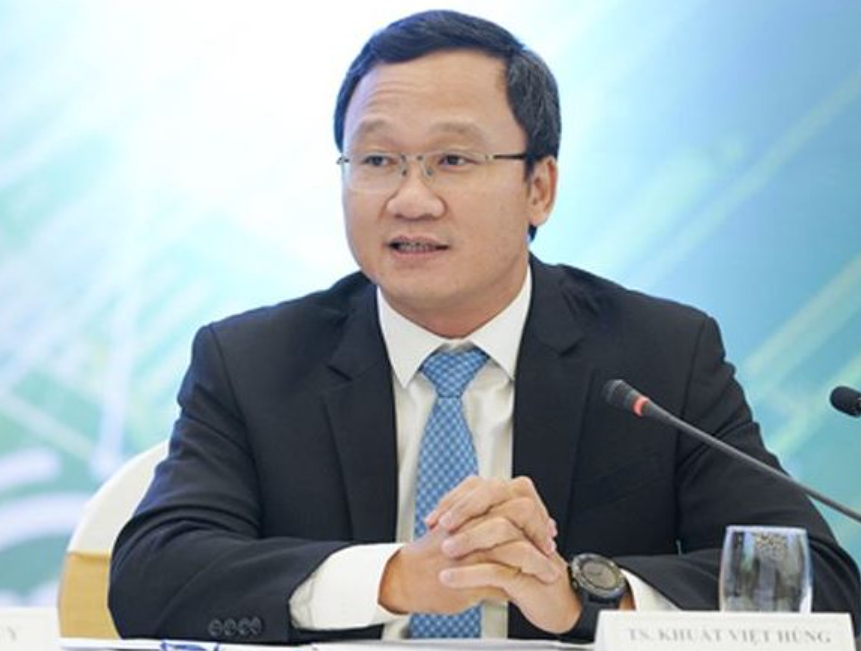Tân Chủ tịch HĐTV Hanoi Metro Khuất Việt Hùng. Ảnh: Bộ GTVT.