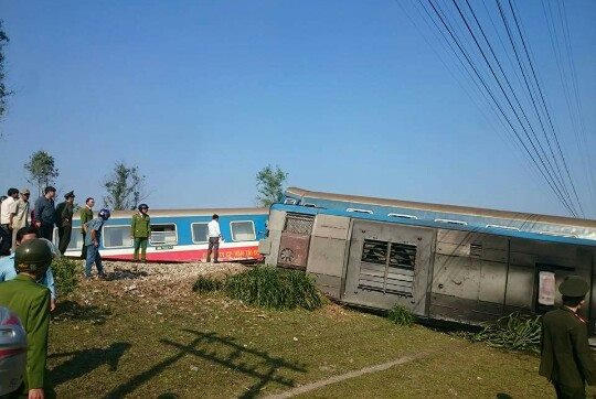 Hiện trường vụ tai nạn.