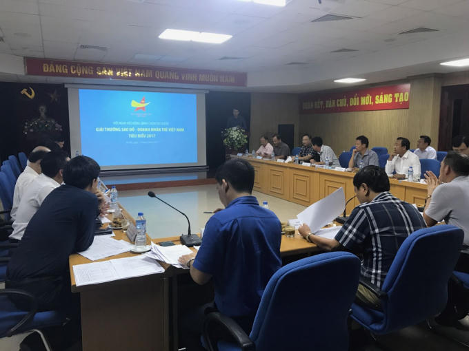 Hội đồng bình chọn sơ tuyển Giải thưởng Sao đỏ - Doanh nhân trẻ Việt Nam tiêu biểu 2017