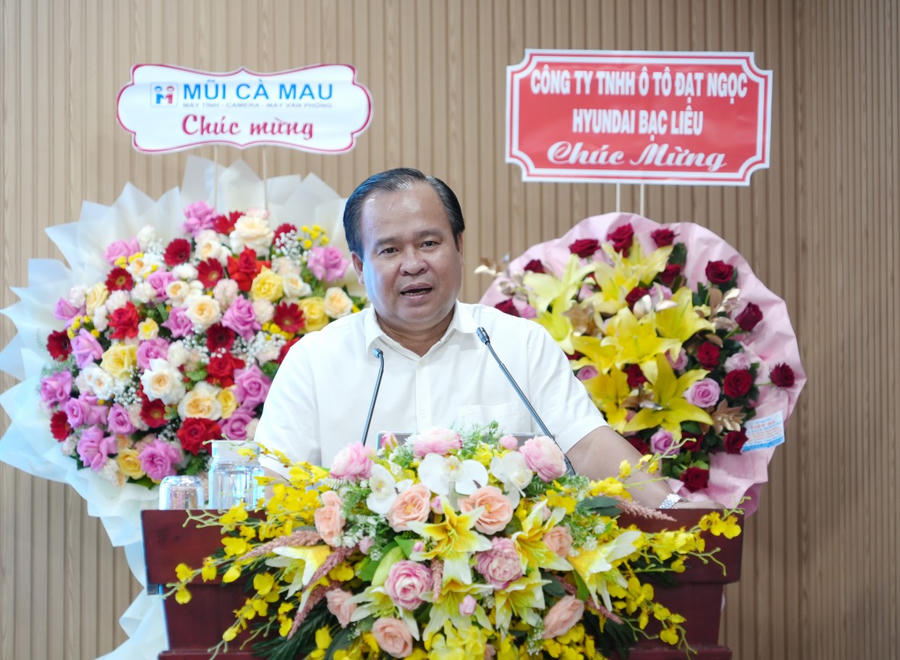 Ông Nguyễn Minh Luân - Ủy viên BTV Tỉnh ủy, Phó Chủ tịch UBND tỉnh Cà Mau, phát biểu chỉ đạo tại Hội nghị.