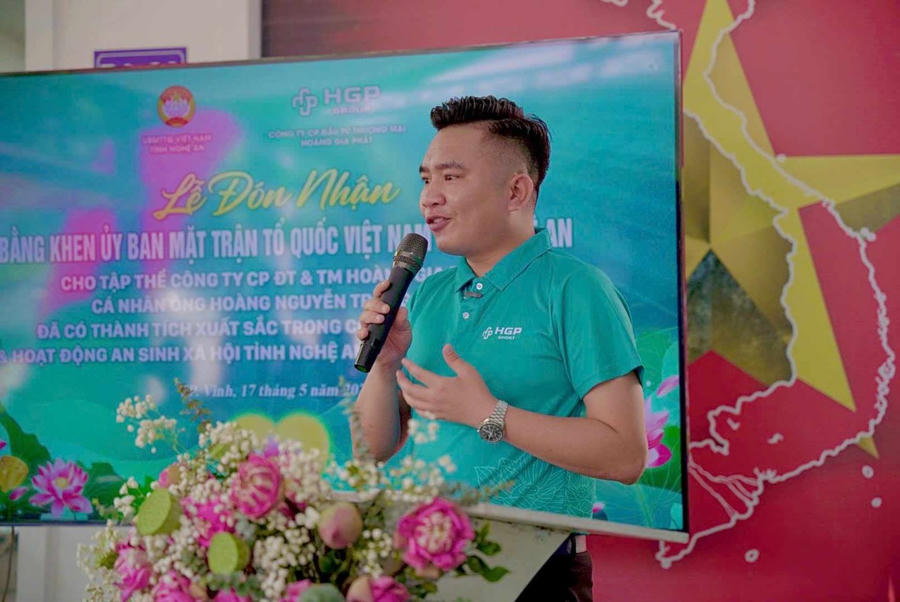 Chủ tịch HĐQT Hoàng Gia Phát Group Hoàng Nguyễn Trọng Dũng.