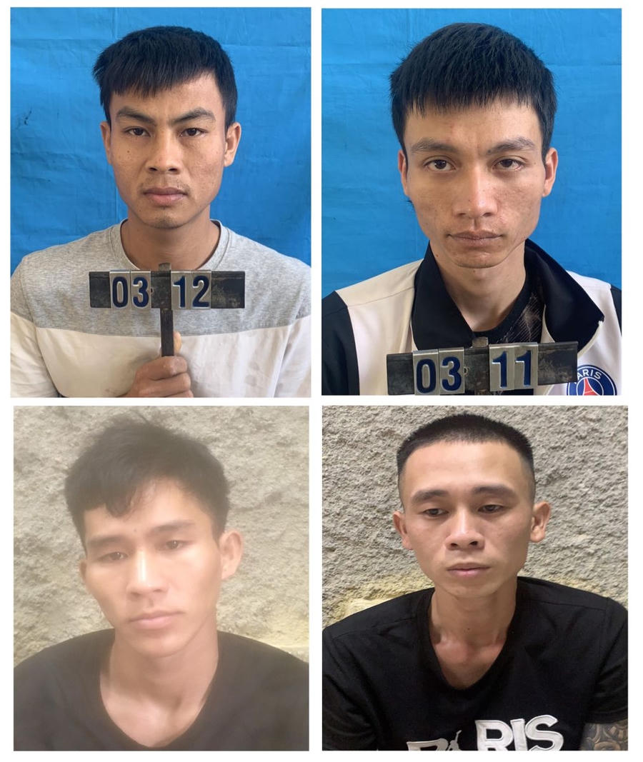 Các đối tượng cướp giật bị Công an TP Thanh Hóa bắt giữ
