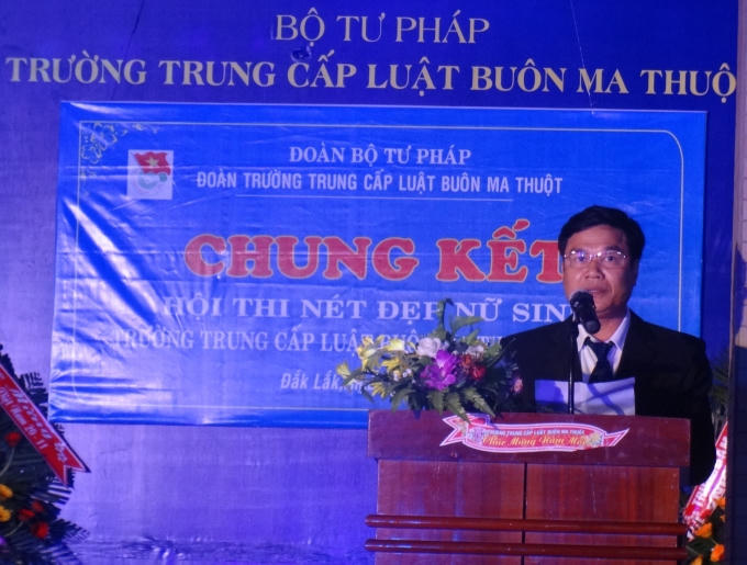 Thầy Nguyễn Hùng Vừa - Hiệu Trưởng trường Trung cấp Luật Buôn Ma Thuột