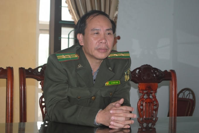 Ông Lê Ngọc Hữu khẳng định: Hành vi của Chu Văn Cường là trái phép, gây bất bình trong xã hội và rất đáng bị trừng trị. (Ảnh: Duy Ngợi).