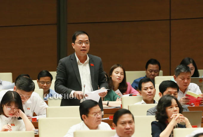 Đại biểu Đinh Công Sỹ - đoàn Đại biểu quốc hội tỉnh Sơn La. Ảnh: Quốc hội.