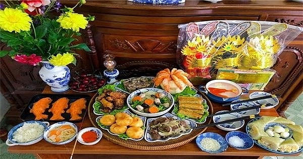 Mâm cơm cúng ông Công, ông Táo 2025 sao cho đúng?