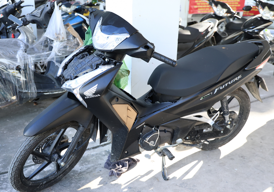 chiếc xe tang vật