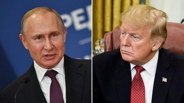 Tổng thống Nga Vladimir Putin và Tổng thống Mỹ Donald Trump. (Ảnh: Getty)