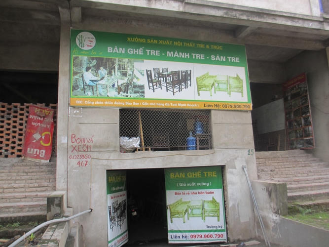 Từ kinh doanh hàng ăn tới nội thất đều được tận dụng triệt để.
