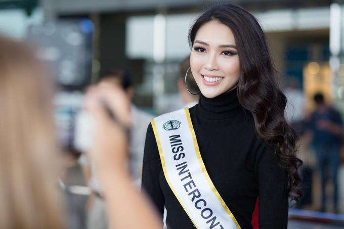 Tường Linh ch&iacute;nh thức l&ecirc;n đường tham gia Miss Intercontinental 2017