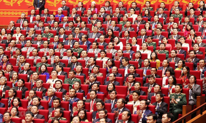 Các đại biểu dự phiên khai mạc Đại hội. (Ảnh: TTXVN)