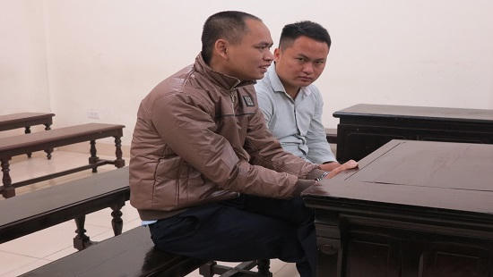 Các bị cáo tại tòa.