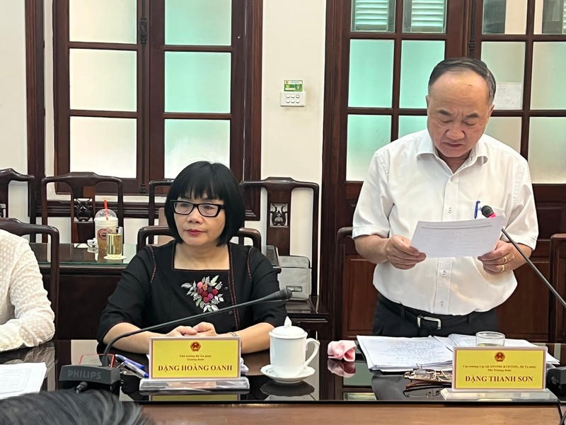 Ông Đặng Thanh Sơn, Cục trưởng Cục Quản lý xử lý vi phạm hành chính và theo dõi thi hành pháp luật, Bộ Tư pháp.