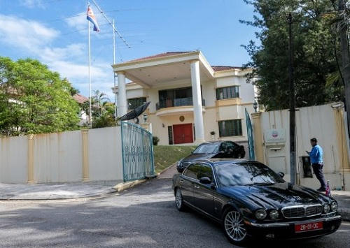 Đại sứ quán Triều Tiên tại Malaysia. Ảnh: NST