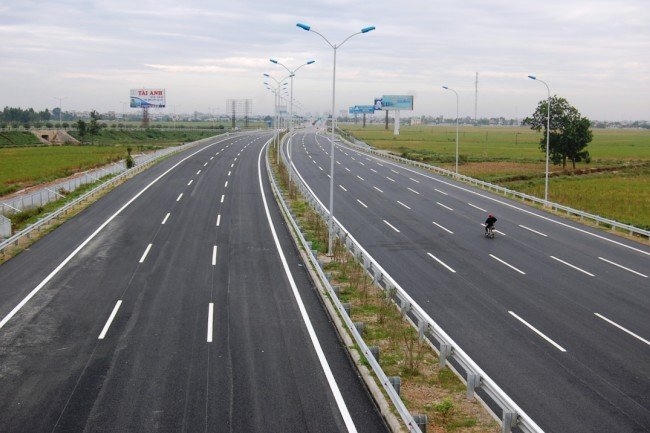 Tuyến cao tốc Pháp Vân - Ninh Bình dự kiến áp dụng xử lí vi phạm giao thông qua hình ảnh vào 1/1/2016 (Ảnh: Internet)
