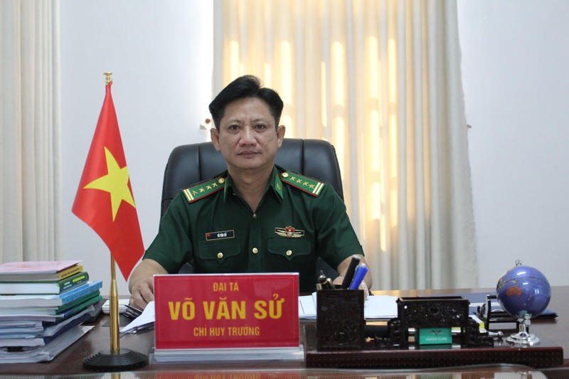 Đại tá Võ Văn Sử - Chỉ huy trưởng, Bộ Chỉ huy Bộ đội Biên phòng tỉnh Kiên Giang.