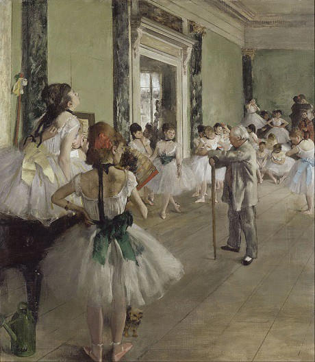 Danh họa Edgar Degas vốn nổi tiếng với những bức tranh khắc họa các vũ công.