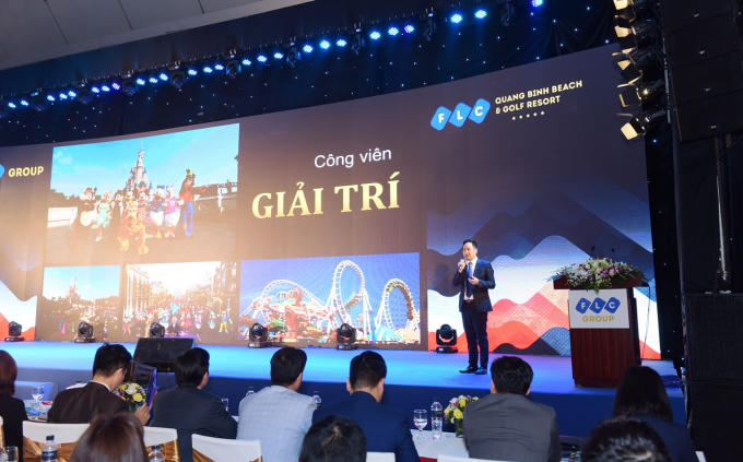 Ông Trương Xuân Quý, Giám đốc dự án giới thiệu về FLC Quang Binh Beach &amp; Golf Resort