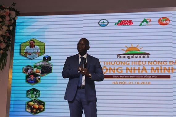 Ông Osamane Dione, Giám đốc World Bank tại Việt Nam phát biểu.