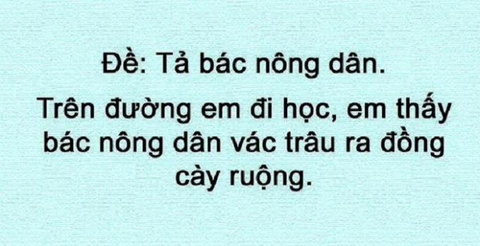 Tả bác nông dân.